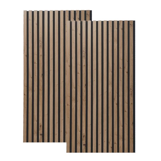 Wandpaneele Akustikpaneele Eiko 2er-Set Artisaneiche 