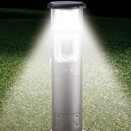 LED-Gartensäule mit Lichtsensor 