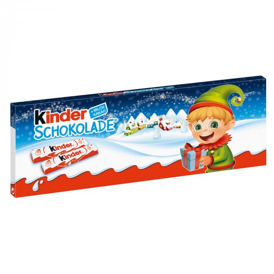 Kinder Schokolade Mini Riegel Weihnacht Edition aus Vollmilch 150g 