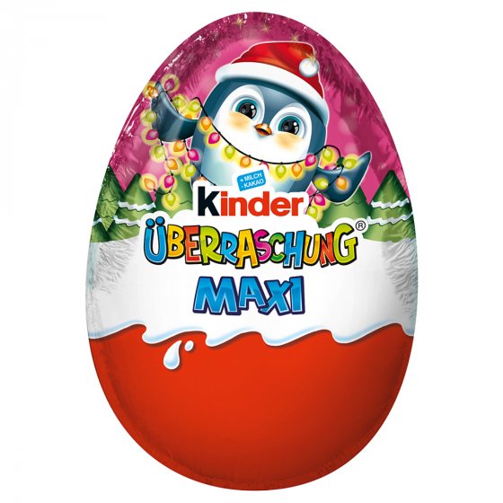 Überraschungs Ei Maxi Schokolade für Mädchen rosa mit Figur 100g 