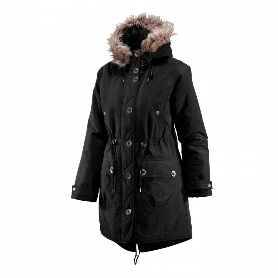 Damen-Parka 38/40 | Schwarz