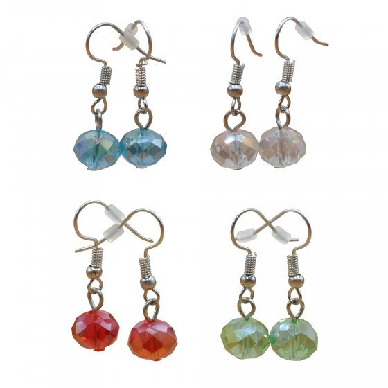 Kette Glänzend 52 Glasstein mehrfarbig 