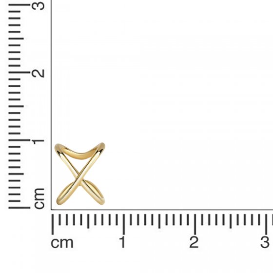 Ohrklemme 375/- Gelbgold glanz Ø 10,5mm 