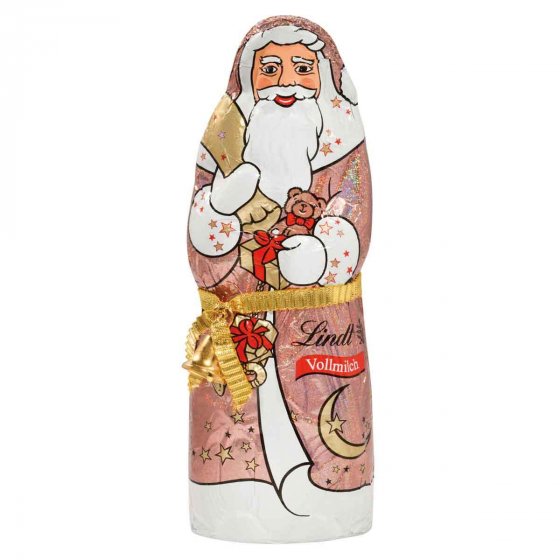 Lindt Santa Glamour Weihnachtsmann in  glamouröser Erscheinung 125g 