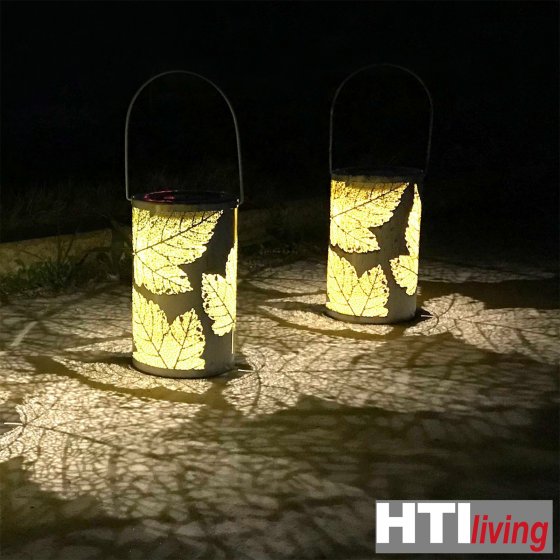 Solarlaterne Blätter Luna