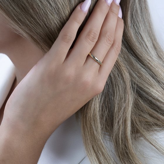 Ring 375/- Gelbgold glanz 