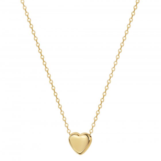Collier 375/- Gelbgold Herz 