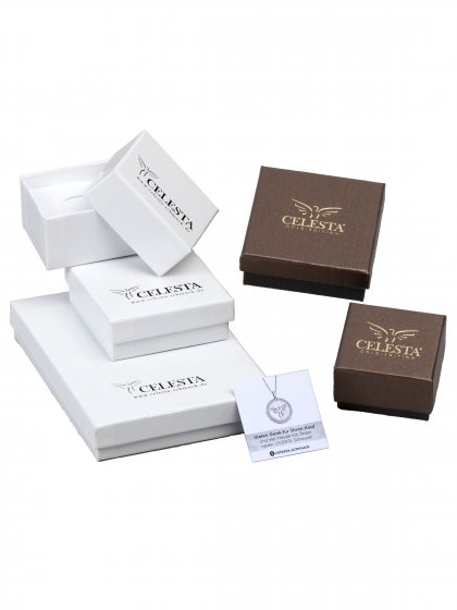 Creolen 925 Sterling Silber rhodiniert Zirkonia 