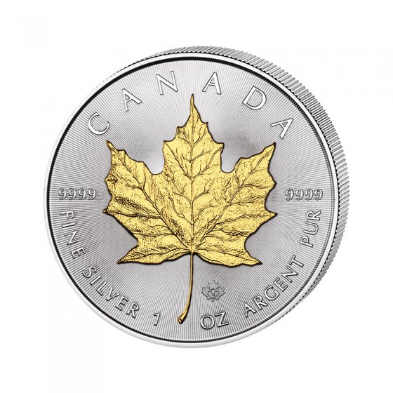 Amerikanische Silbermünzen 5 Dollar Maple Leaf 2016