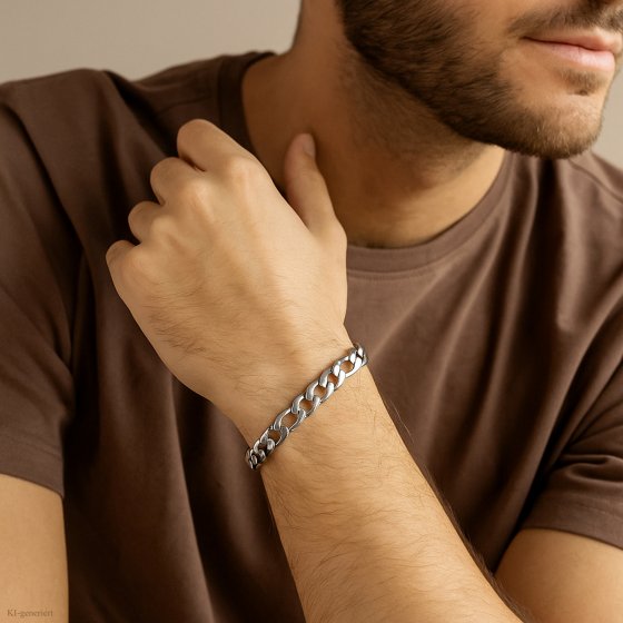 Armband Figaro glanz 