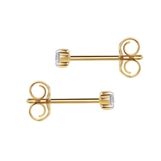 Ohrstecker 585/- Gelbgold Brillant 