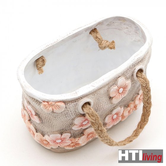 Keramik Pflanzgefäß Tasche