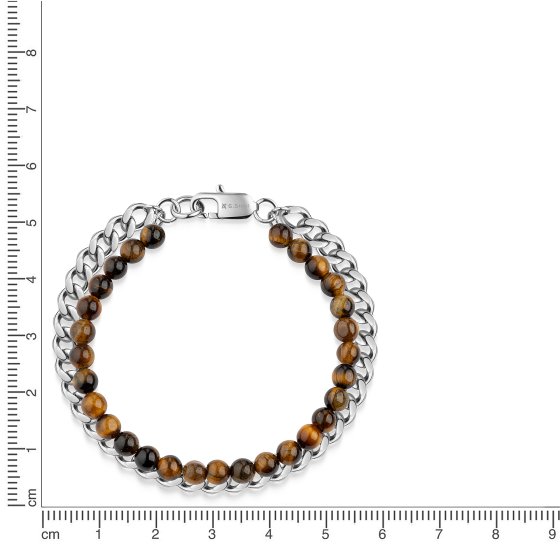Armband Edelstahl Tigerauge 