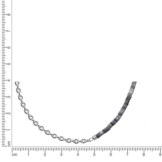 Collier Edelstahl Jaspis 