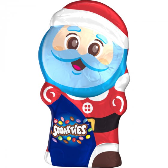 Smarties Weihnachtsmann Hohlfigur aus leckerer Milchschokolade 85g 