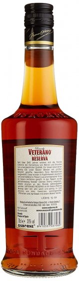 Osborne Veterano Brandy Solera de Jerez Reserva Seleción 8a 700 ml 