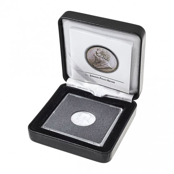 Silbermünze 6 Pence „Oom Krüger"