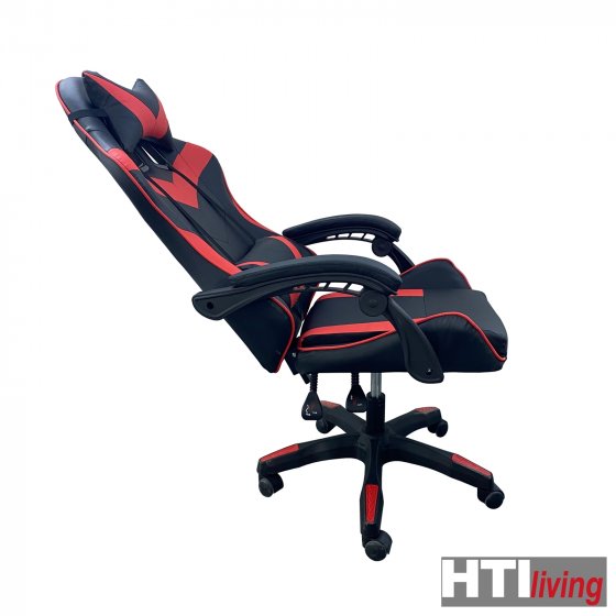 Schreibtischstuhl Krit Schwarz-Rot 