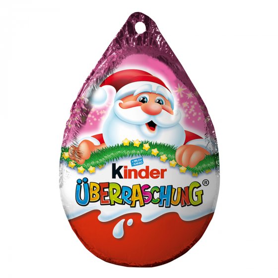Kinder Überraschung süßer Ei Anhänger für Weihnachtsbaum 20g 