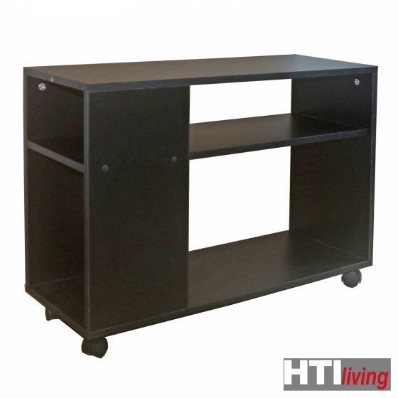 Beistelltisch auf Rollen Thekla Schwarz 