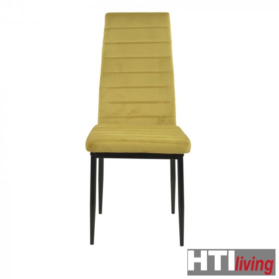 Esszimmerstuhl Samt 4er Set Memphis Curry 
