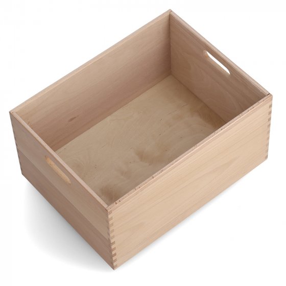 Allzweckkiste Buche lackiert