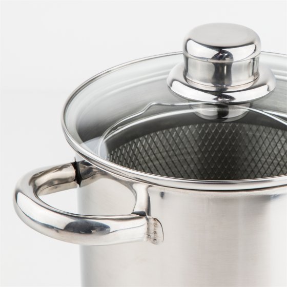 Spargeltopf Nudeltopf mit Drahteinsatz 