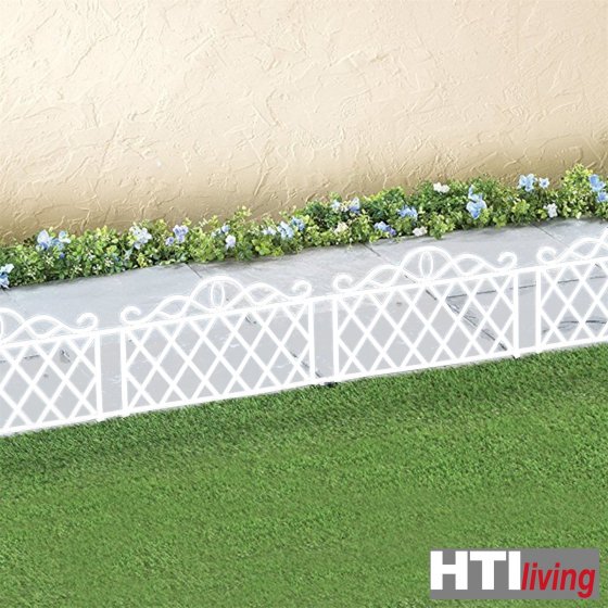 Zierzaun Antik 4-teilig Nessa 