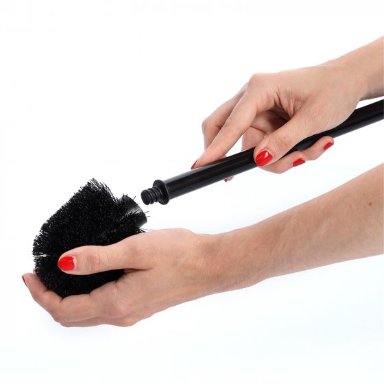 WC- Bürstenhalter m. Bürste Bamboo/Kunststoff 