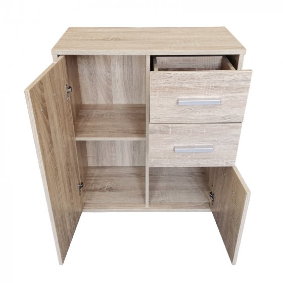 Kommode mit 2 Schubladen Nina Sonoma 