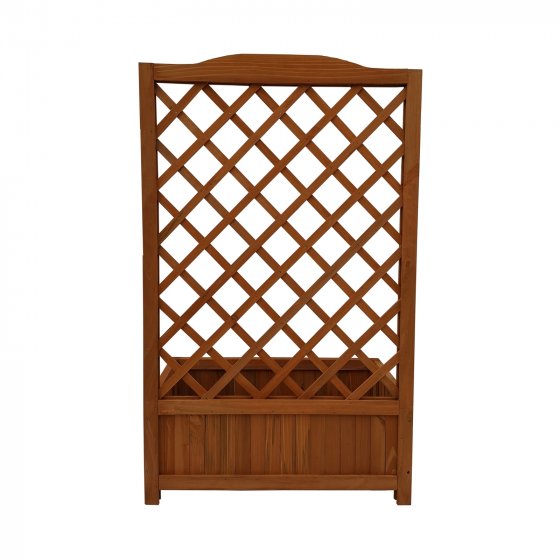 Pflanzkasten mit Rankgitter aus Holz Blumenkasten für Terrasse und Balkon 