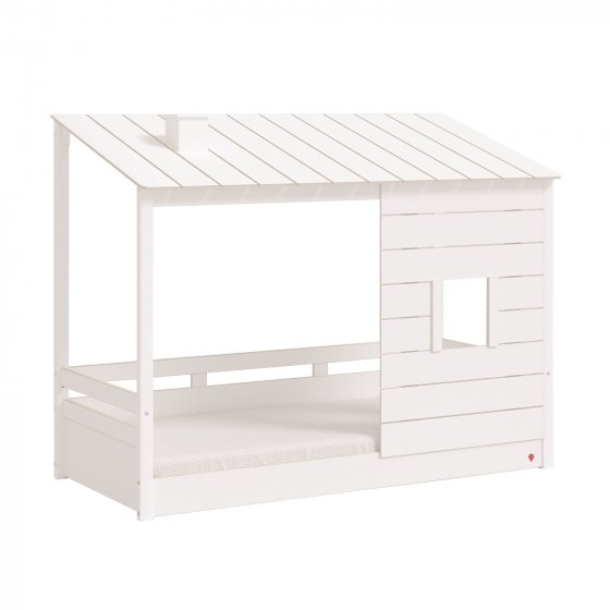 Kinderbett Haus-Motiv Montes White
