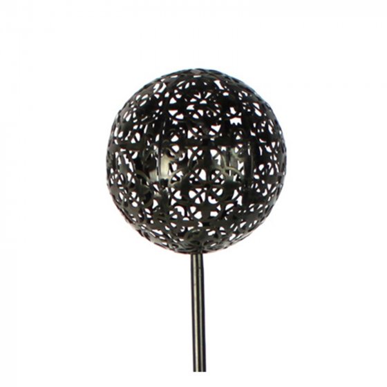 Solarlampe Luna 2er Set Flower Braun 