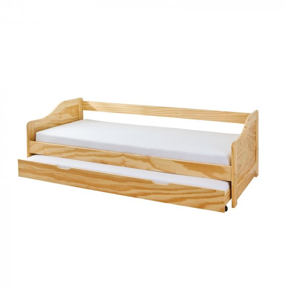 Bett 90 x 200 cm Kinderbett mit Auszug