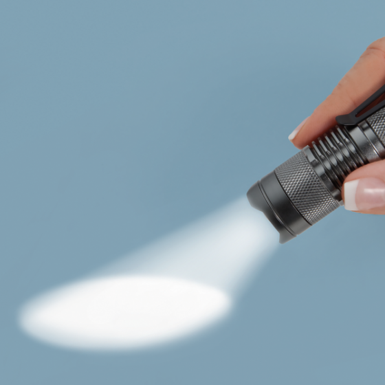 Fokussierbare LED Taschenlampe 