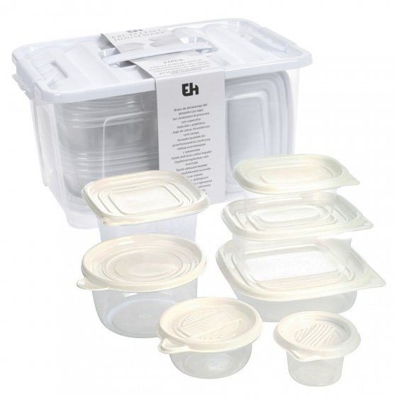 Vorratsdosen-Set, 27 Teile Kunststoff 