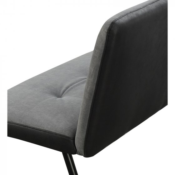 2-Sitzer Bank Anthrazit/Grau Joschka 