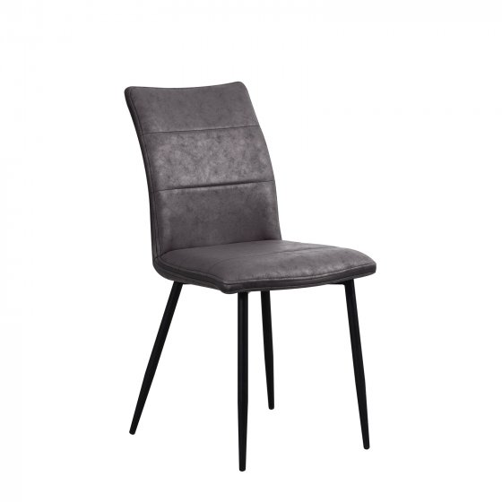 Esszimmerstuhl 2er Set Antikanthrazit Vasile 