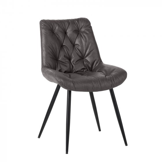 Esszimmerstuhl Antikanthrazit 2er Set Loryn 