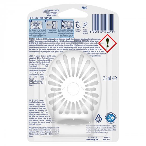 Febreze Bad Lufterfrischer Lenor Amethyst 1 Stück, 7,5ml 