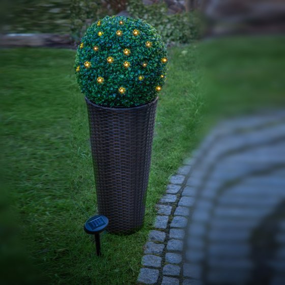 Solar-LED-Buchsbaumkugel 