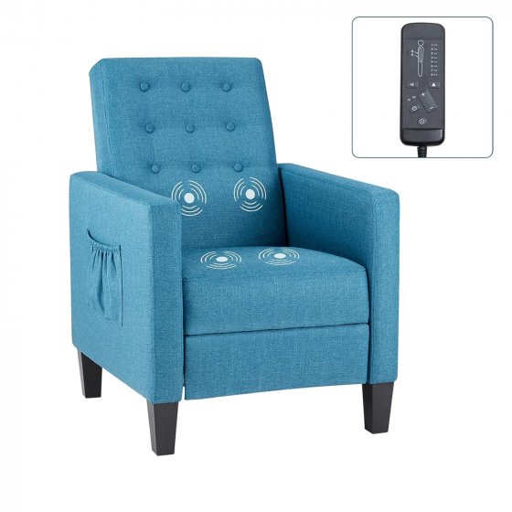 Massagesessel Garry Blau 