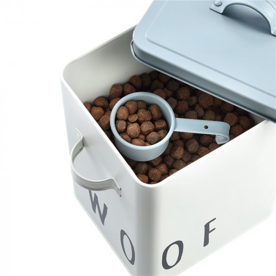 Vorratsdose Metall für Hundefutter 