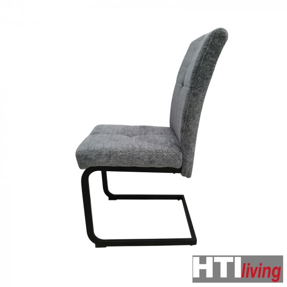 Schwingstuhl 4er Set Kinsey Grau 