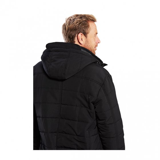 Steppjacke mit abnehmbarer Kapuze 