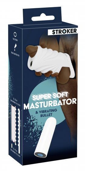 Masturbator Super Soft Masturbator & Vibrating Bullet 