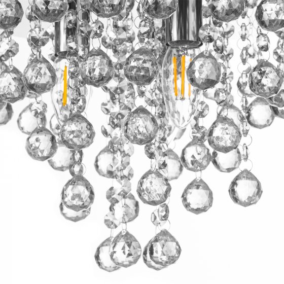 Deckenleuchte Silber 3-flammig LONDON 