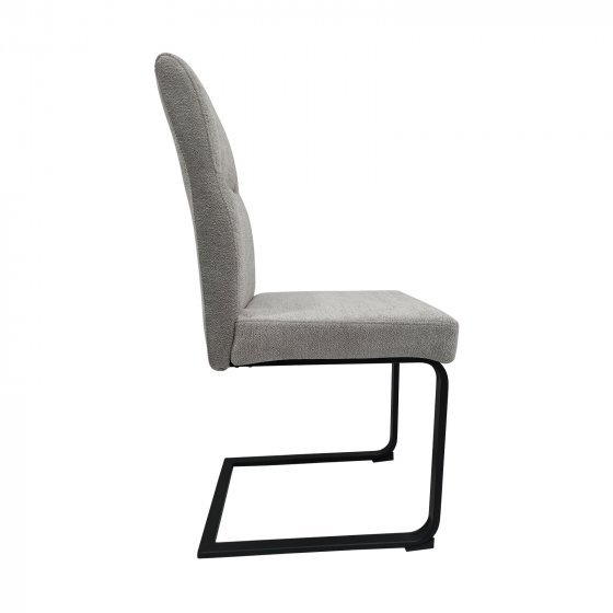 Schwingstuhl Liron Grau 2er-Set 