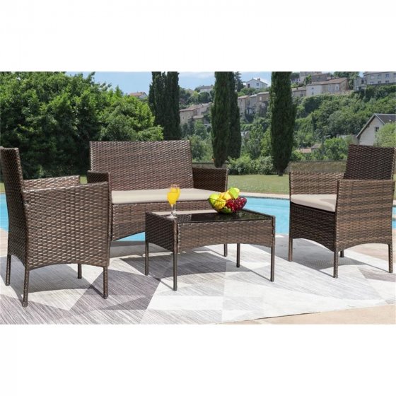 Gartenmöbel 4-teiliges Set Maceira 