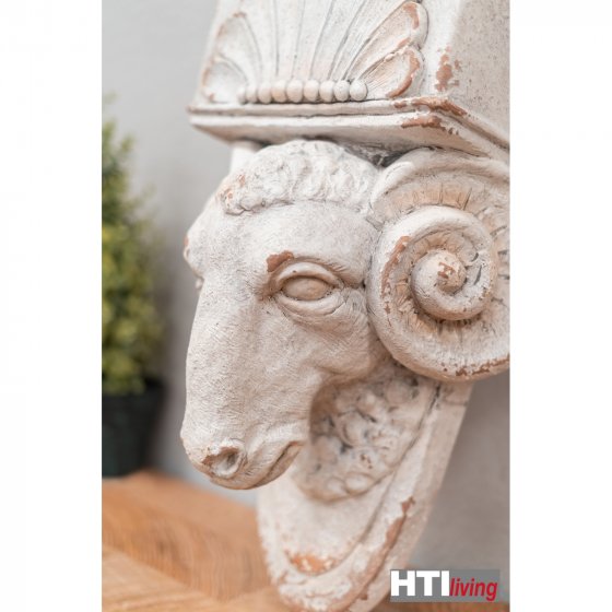 Wandkonsole Apollon Figur Steinbock 